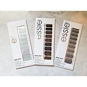 Essie Sleek Stick Nail Sticker Steel The Show/A To Zebra/Stickers And Stones Set